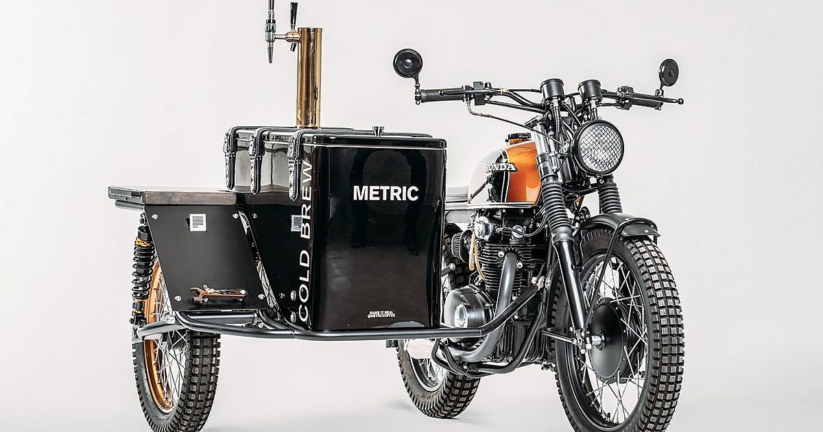 Cold brew to go! Federal Moto's Honda CB350 sidecar rig | Bike EXIF