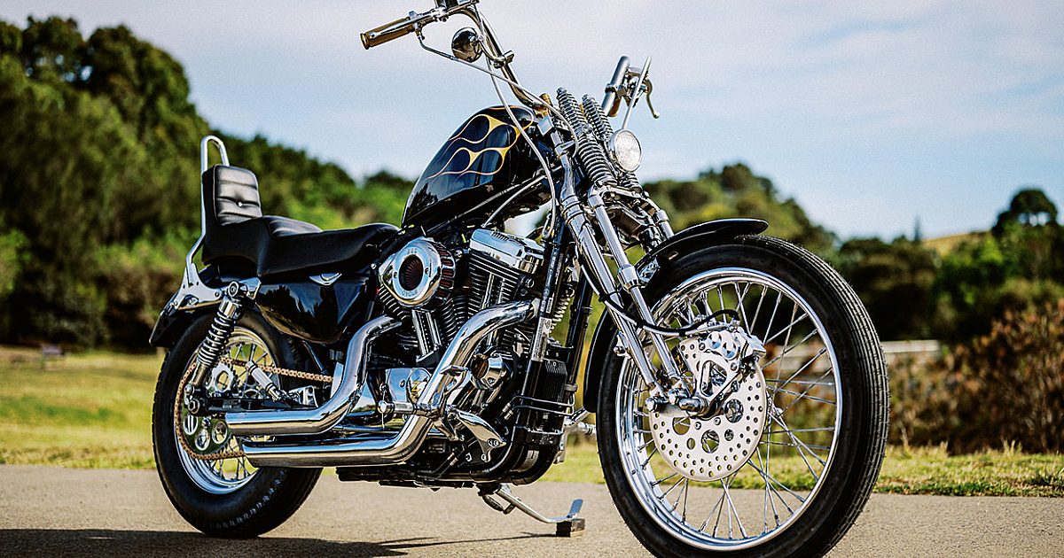 Sportsters Forever: A custom Harley Evo Sporty from Australia | Bike…