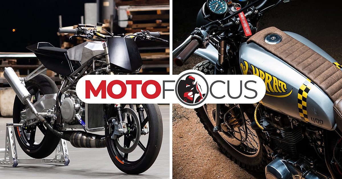 MotoFocus: a custom Kawasaki KZ400 and a Yamaha YZ250 | Bike EXIF