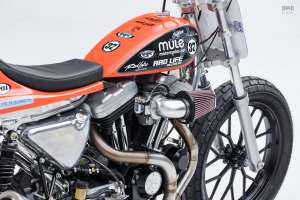 Harley-Davidson Sportster flat tracker by Mule Motorcycles