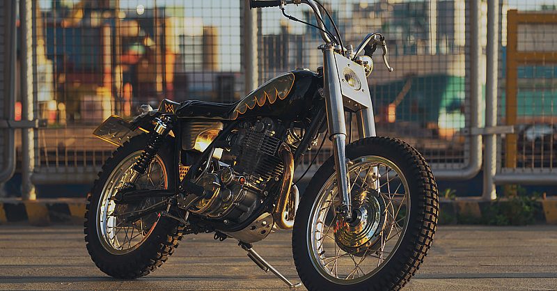 Tiger Shark: A Yamaha SR400 street tracker from Taiwan | Bike EXIF