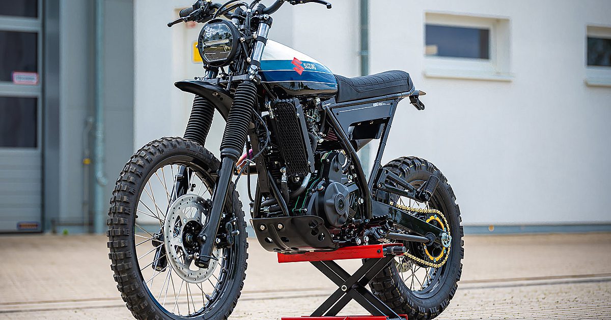 Cool Whip: HB-Custom's crisp Suzuki DR650 scrambler | Bike EXIF