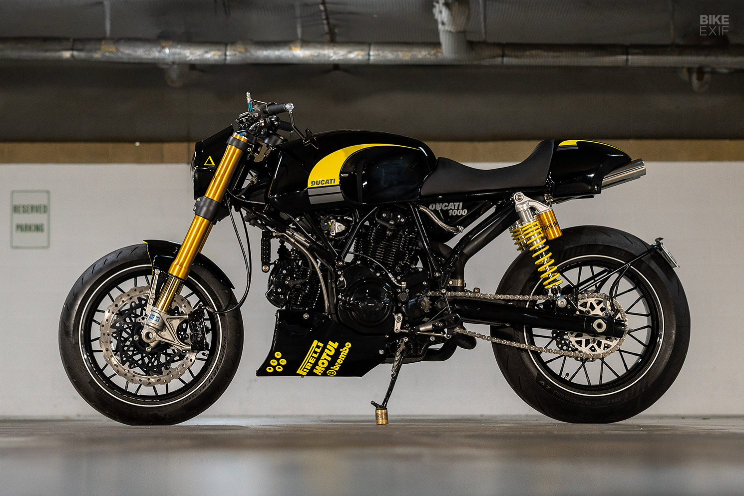 Yellowjacket: A waspish Ducati GT1000 by Purpose Built Moto