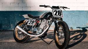 Custom yamaha sr500 flat tracker
