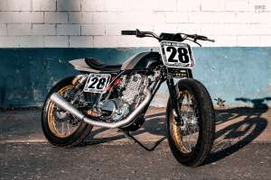 Custom yamaha sr500 flat tracker