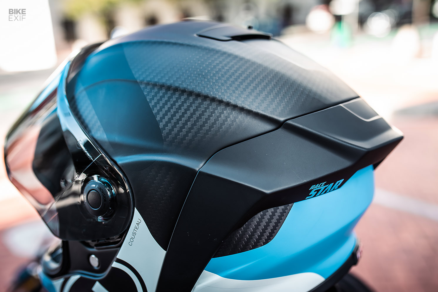 algae bike helmet ALSO its easy to take the visor off mid Road Tested: The Hello Cousteau