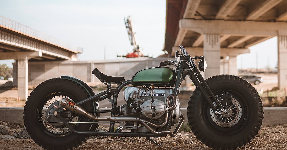 This Upcycled BMW R80 bobber is a real-life Tonka toy | Bike EXIF