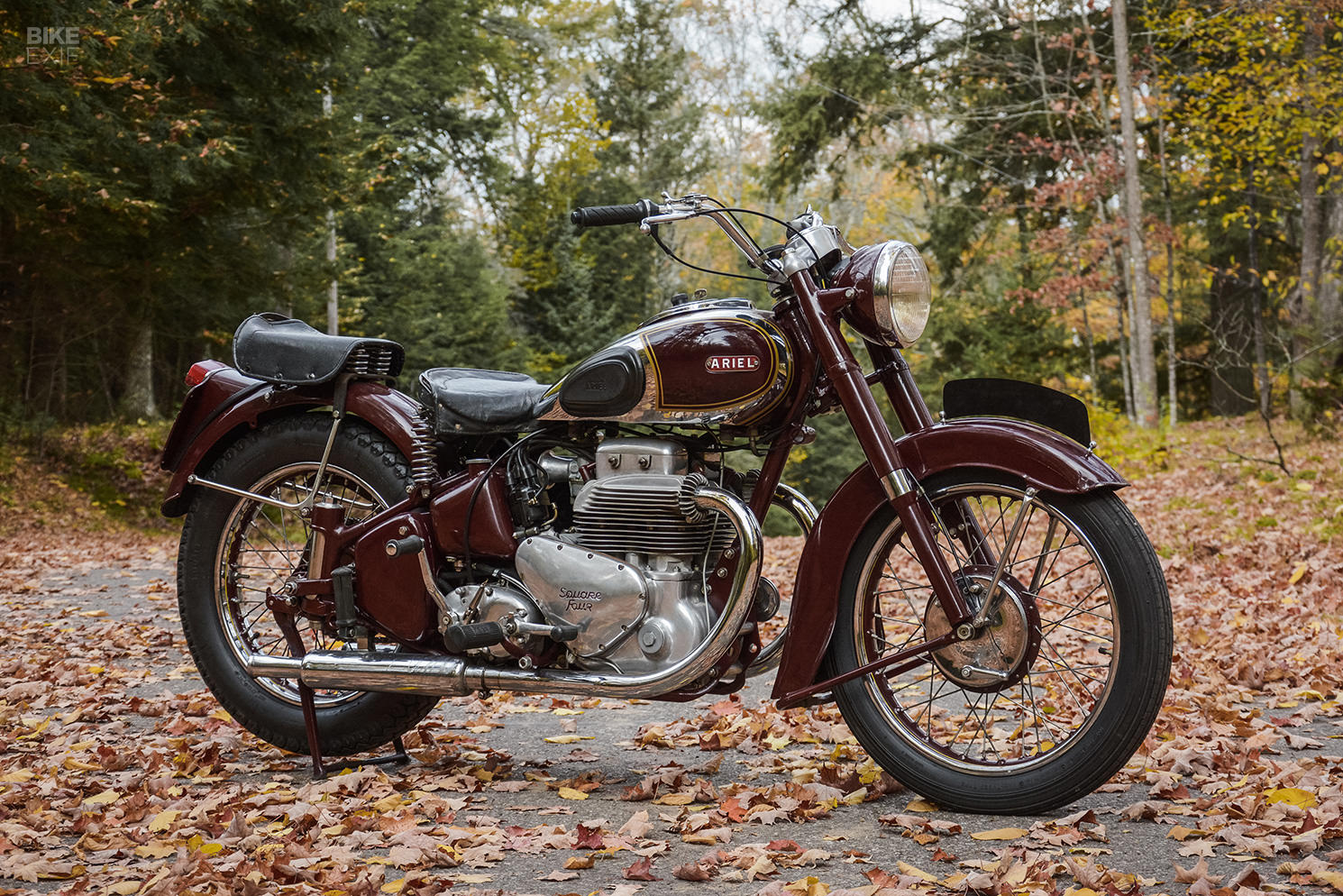 Bike EXIF | Riding an Ariel Square Four