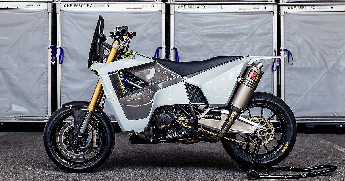 For Hooligans Only: Max Hazan's KTM 1190 Adventure R supermoto | Bike…