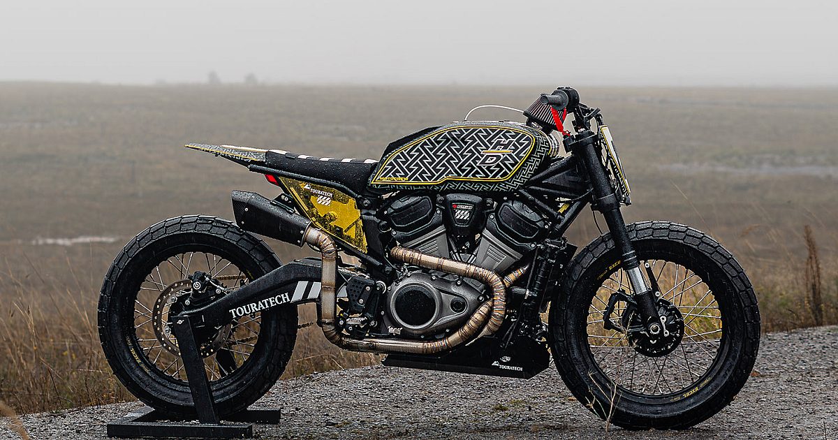Pan X: Motocrew's spicy Harley Pan America flat tracker | Bike EXIF