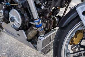 Turbocharged Honda CB400F by Rick Denoon