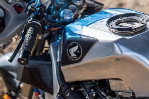 Turbocharged Honda CB400F by Rick Denoon