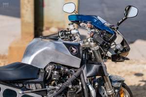 Turbocharged Honda CB400F by Rick Denoon