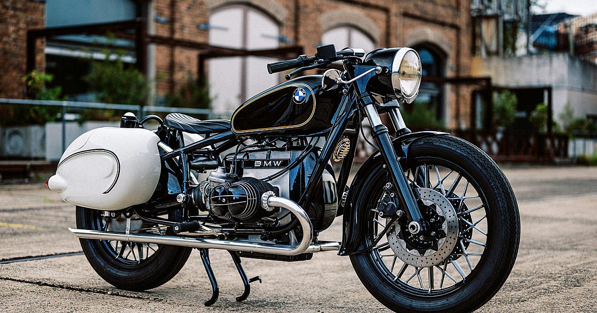 BMW R60 Restomod: Vintage BMW Motorcycle by MotoRRetro