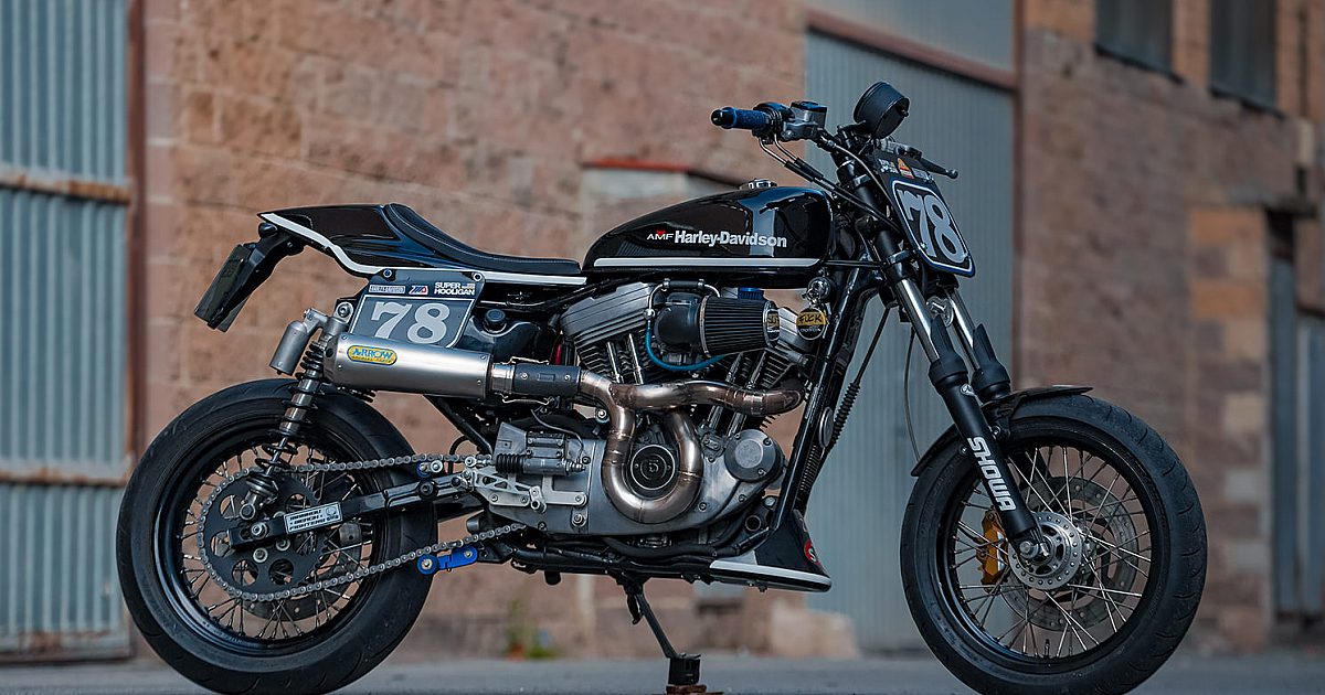 Super-tracker: A custom Sportster 1200 with supermoto steeze | Bike…