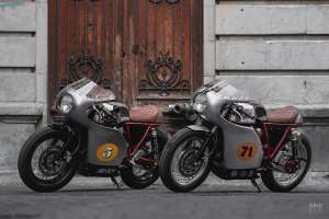 Royal Enfield Continental GT café racers by Hardheads Motostudio