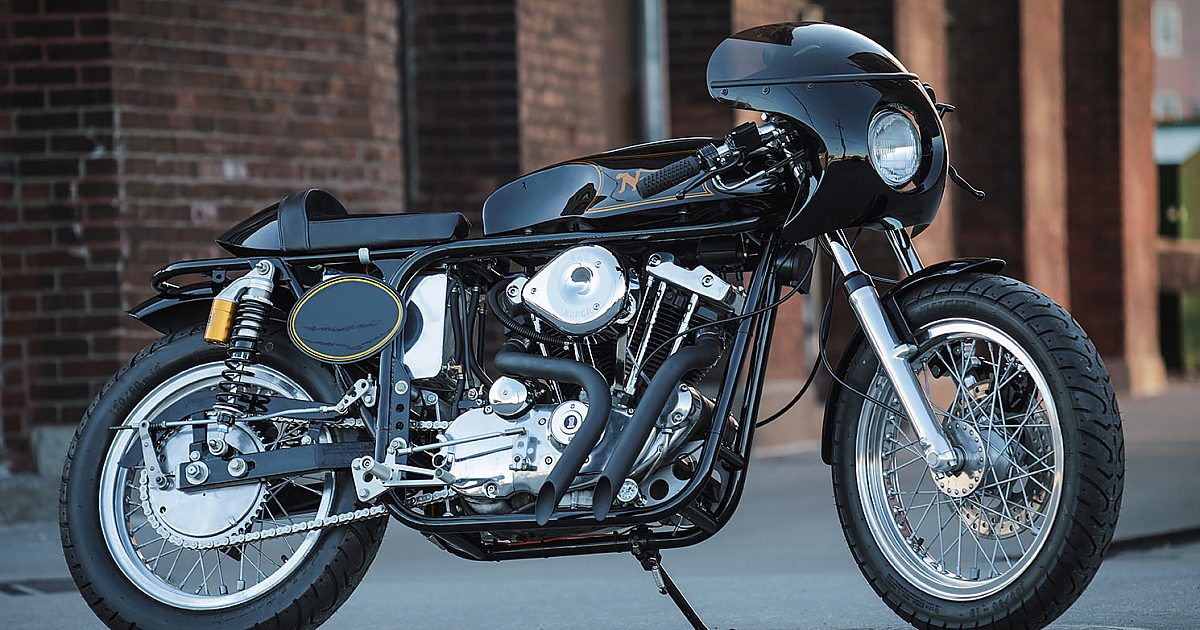 Period Incorrect: A Norley café racer with a vintage Ironhead motor |…