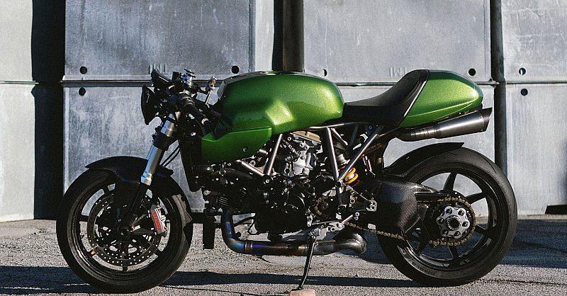 Supersport Classic: A Ducati 1198 SportClassic hybrid from California…