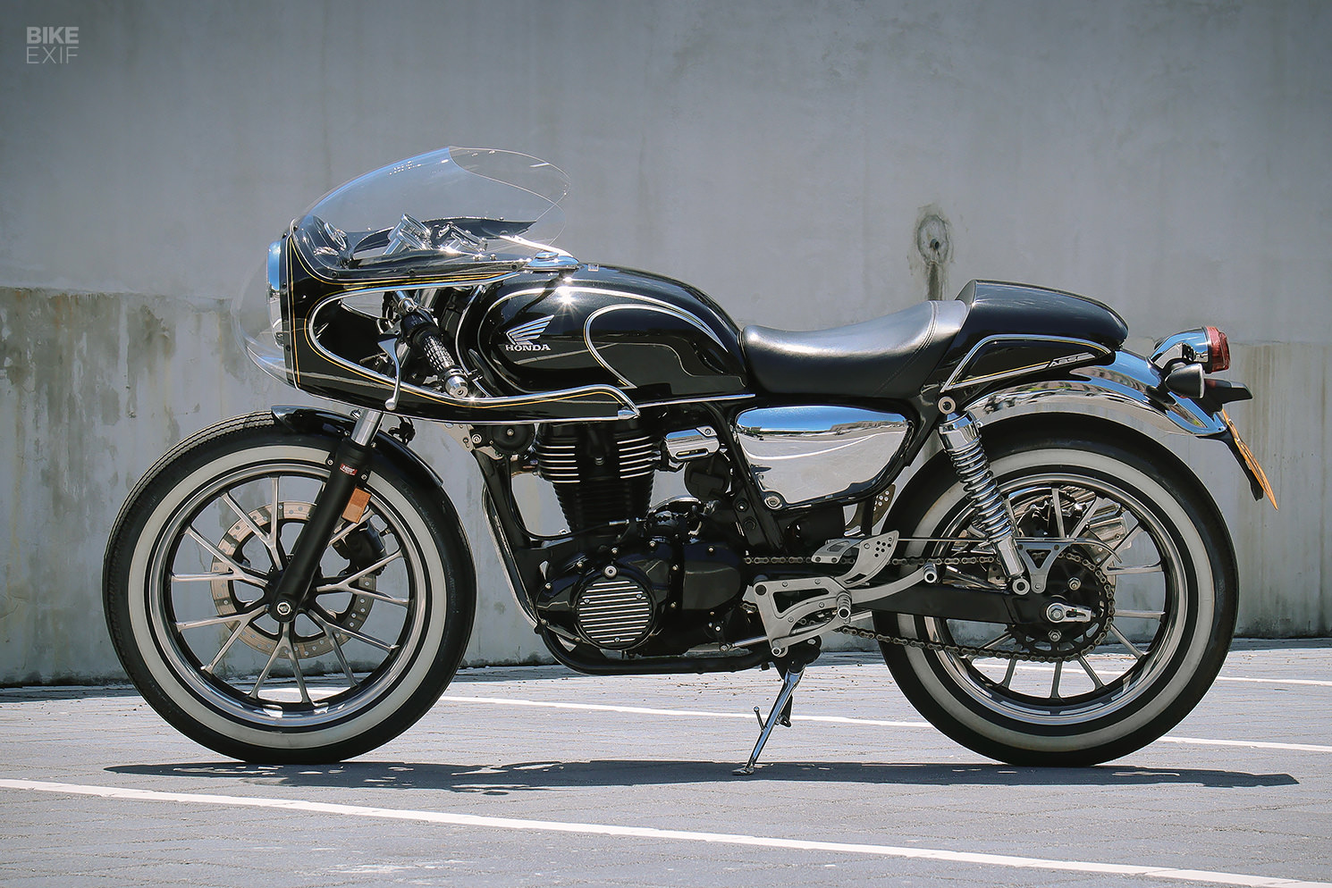 thumbnail image 2 of EMGO Cafe Racer Viper 7 Headlight Fairing For Honda CB350 CB360 CB500 CB550 CB750 CB900 GL1000 - Black 2 of 2