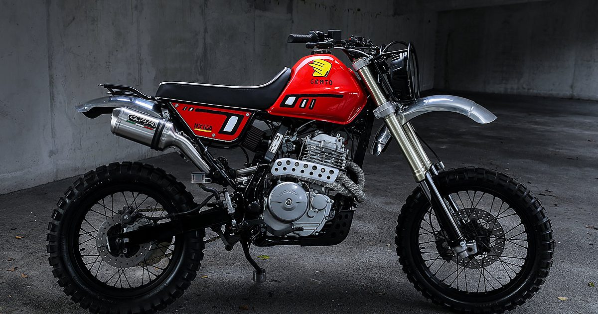 Real Steel: This MX-inspired Honda Dominator is no plastic bike |…