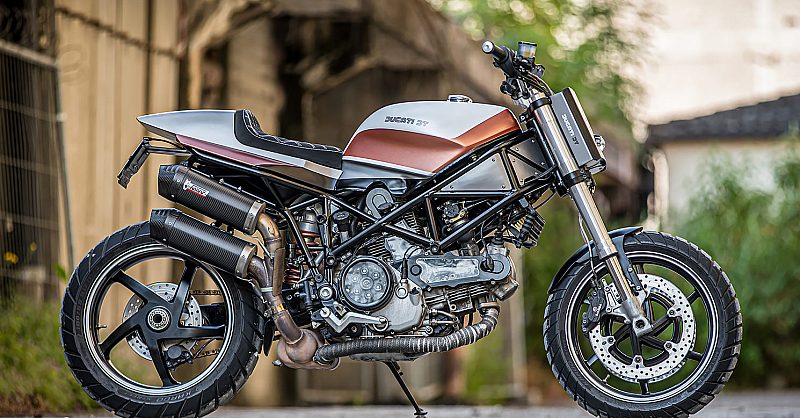 Ducati DT: A Ducati Multistrada 1000 DS street tracker from…