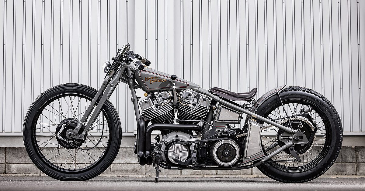 Narrow Focus: A board track-inspired Harley Shovelhead from Japan |…