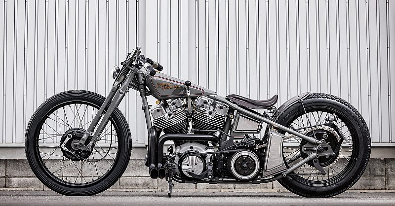 ☆Harley-Davidson レザー ビックイーグル刺繍PROTOTYPE☆ custom-harley-shovelhead-