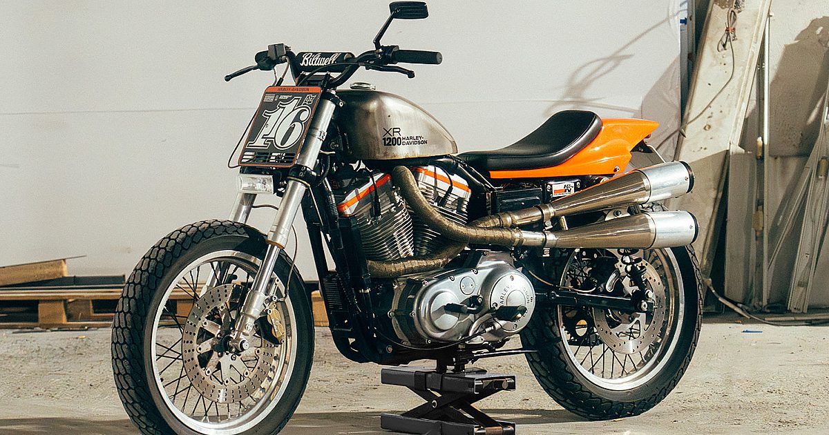 XR1200: A 1997 Harley Sportster flat tracker from the French Riviera…