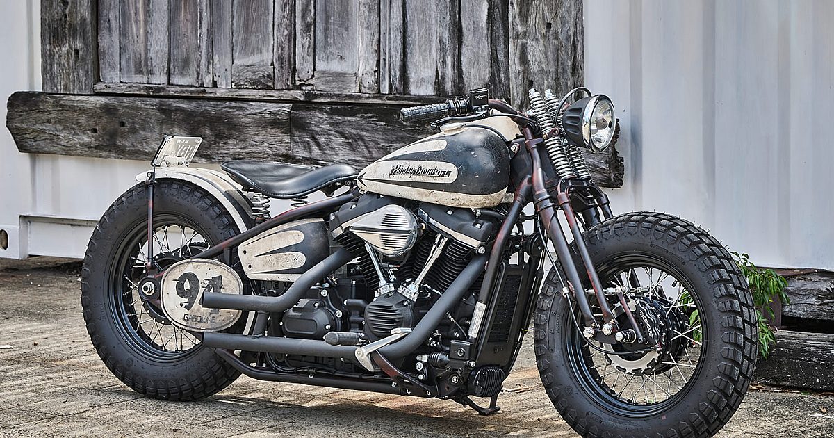 Beach Racer Rachel Wildwood: A modern Harley-Davidson beach racer | Bike EXIF