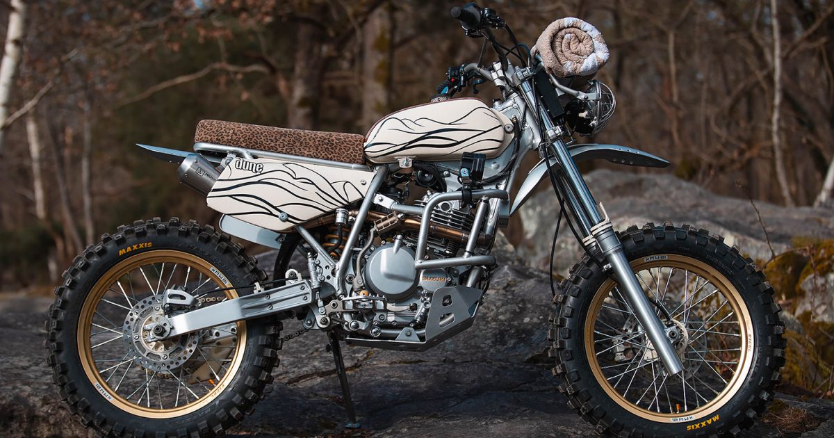 Dune: A Suzuki DR350 scrambler destined for the desert | Bike EXIF