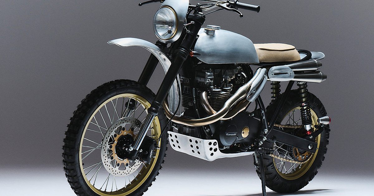 Dusty Smiles for Miles: A Kawasaki KZ750 Scrambler from Poland | Bike…