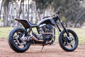 Stoos Customs의 Harley-Davidson Shovelhead Street Tracker