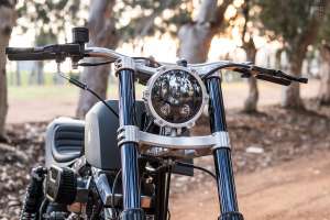 Stoos Customs의 Harley-Davidson Shovelhead Street Tracker