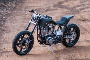 Stoos Customs의 Harley-Davidson Shovelhead Street Tracker