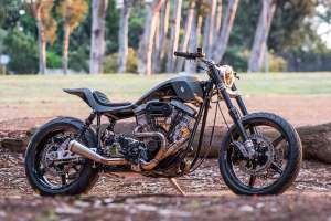 Stoos Customs의 Harley-Davidson Shovelhead Street Tracker