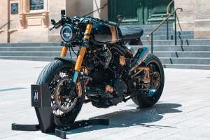 1982년 프랑스 Jerem Motorcycles의 Yamaha XV1000 TR1 카페 레이서