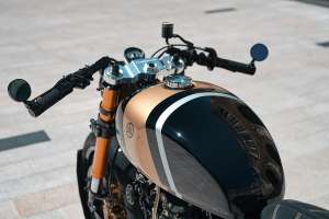 1982년 프랑스 Jerem Motorcycles의 Yamaha XV1000 TR1 카페 레이서