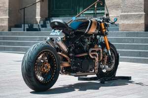 1982년 프랑스 Jerem Motorcycles의 Yamaha XV1000 TR1 카페 레이서