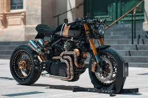 1982년 프랑스 Jerem Motorcycles의 Yamaha XV1000 TR1 카페 레이서