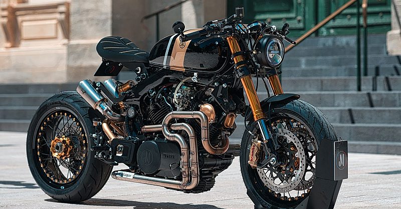 Unrestrained: An All-Out Yamaha TR1 Café Racer from France | Bike EXIF