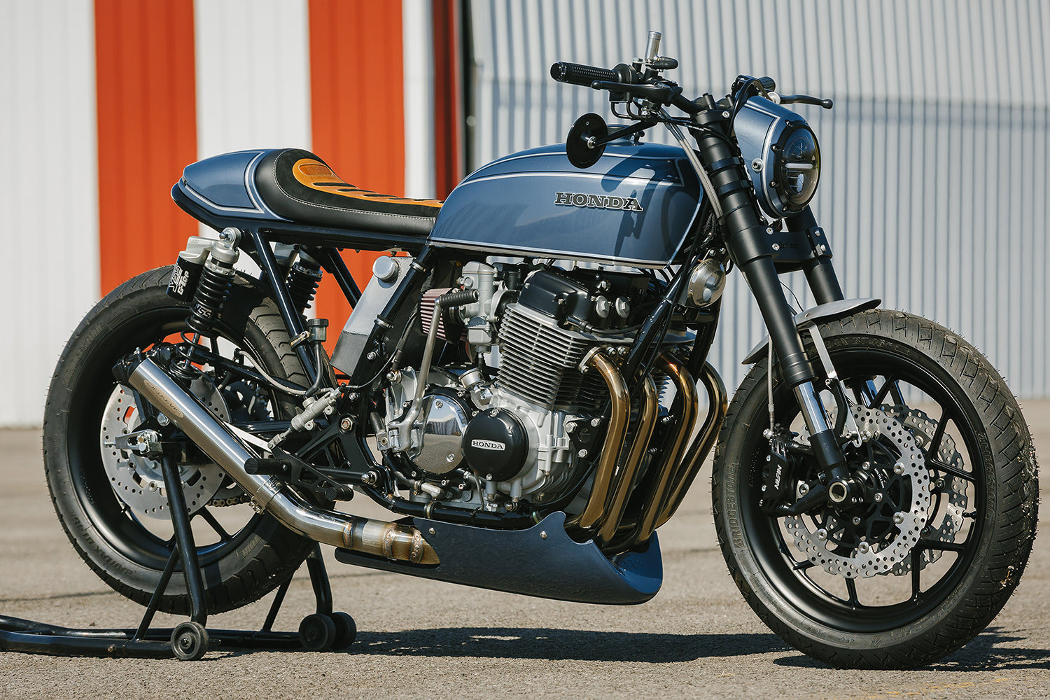 Cafe Racer Color:red ClubSport V2: Made-to-Order Honda CB750 Café Racers by… | Bike EXIF
