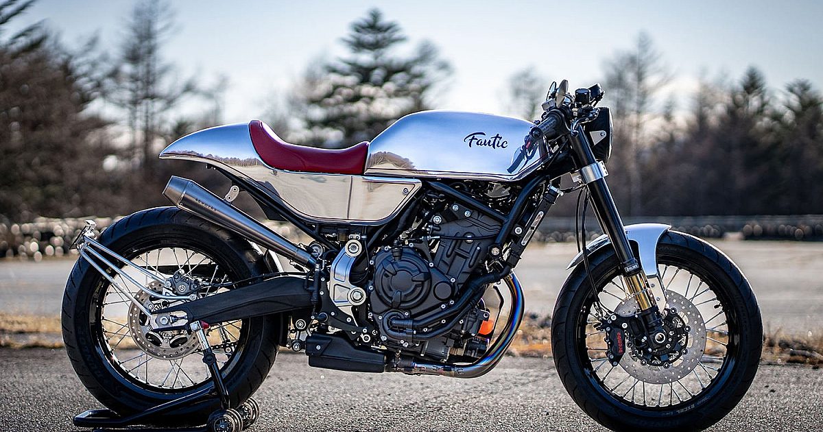 independent キャバレロ 46Works Turns the Fantic Caballero Scrambler 700 into a… | Bike EXIF