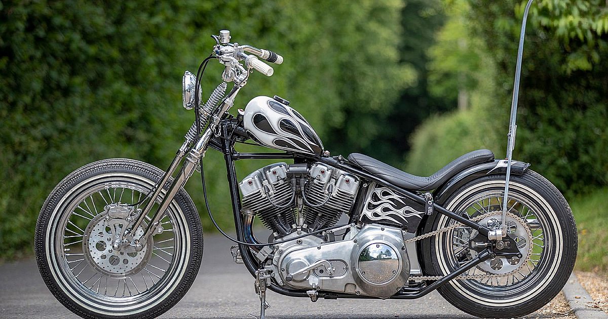 Southpaw: A Left-Hand-Drive Harley FXE Super Glide from… | Bike EXIF