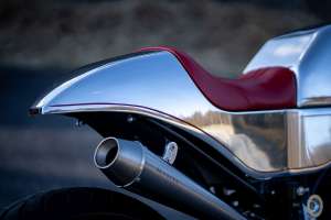 Fantic Caballero Scrambler 700 café racer conversion by 46Works, Japan