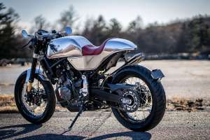 Fantic Caballero Scrambler 700 café racer conversion by 46Works, Japan