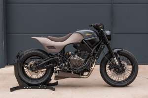 Yamaha XSR700 street tracker by Crooked Motorcycles