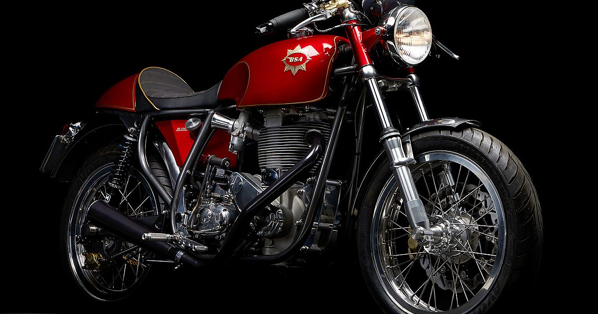 Red Alert: This Vintage BSA Gold Star Café Racer is Brand… | Bike EXIF