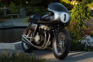 1973 Honda CB750 Four café racer by Jeez Louise! Motorcycles