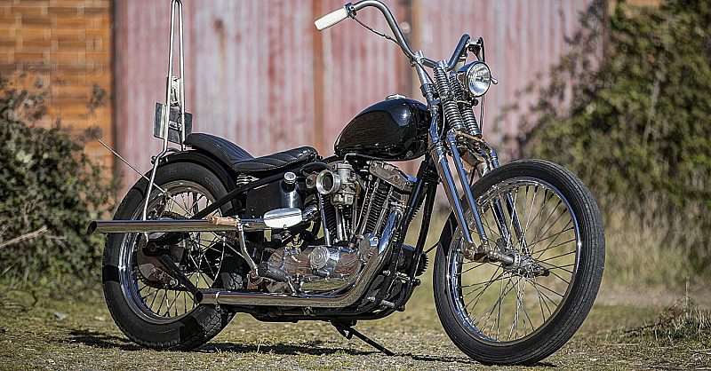 Short 'n' Sweet: A Tight 'n' Right Ironhead Chopper from… | Bike EXIF