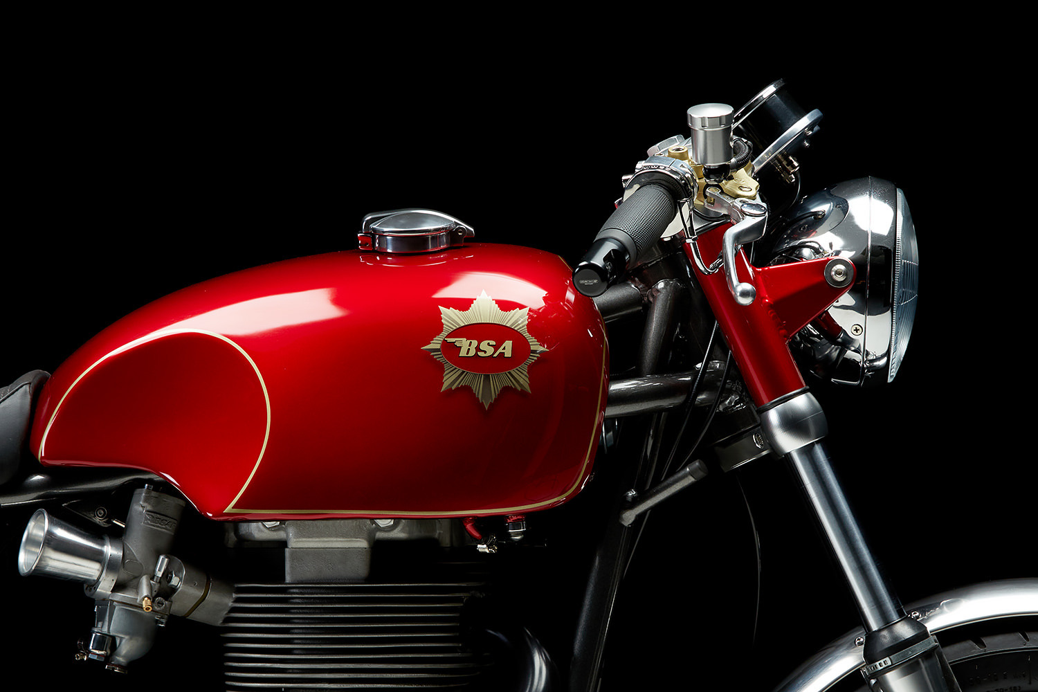 Bsa Salt Racer Red Alert: This Vintage BSA Gold Star Café Racer is Brand… | Bike EXIF